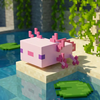 Veilleuse Axolotl Minecraft | MARCO - veilleuse