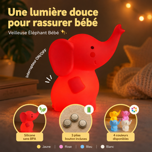 Veilleuse éléphant bebe | MANON