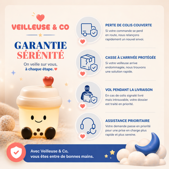 Garantie 1 an | Veilleuse & Co - service