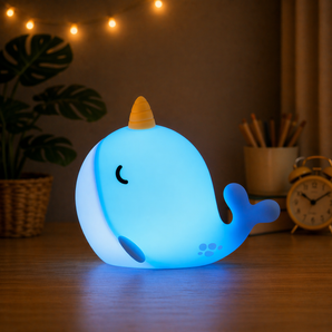 Veilleuse Baleine Licorne | EMILIE - Veilleuse animaux